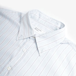 thumbnail Universal Works Lazy Day Shirt, Urban Stripe Sky, Detail Shot 3