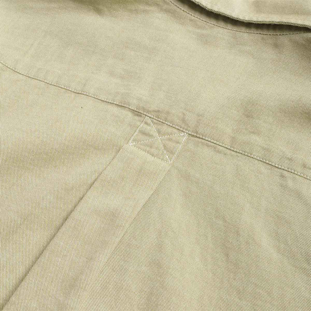 Universal Works Lazy Day Shirt, Neptune Cotton Green, Detail Shot 5