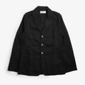Universal Works London Jacket, Black Twill, Detail Shot 1