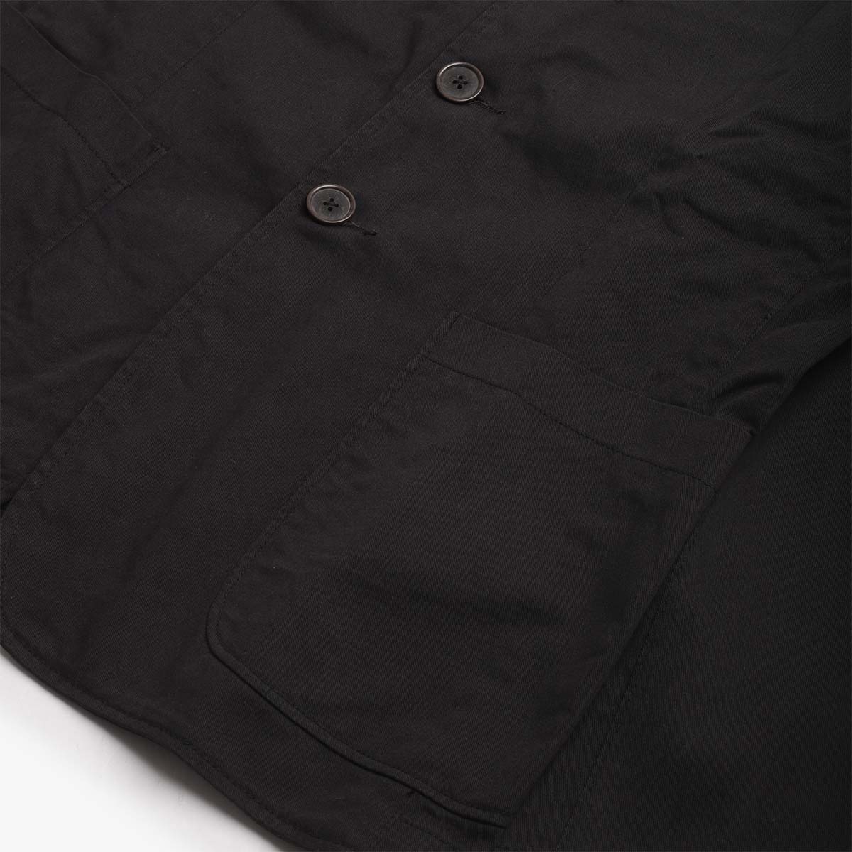 main Universal Works London Jacket, Black Twill, Detail Shot 3