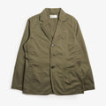 Universal Works London Jacket, Light Olive Twill, Detail Shot 1