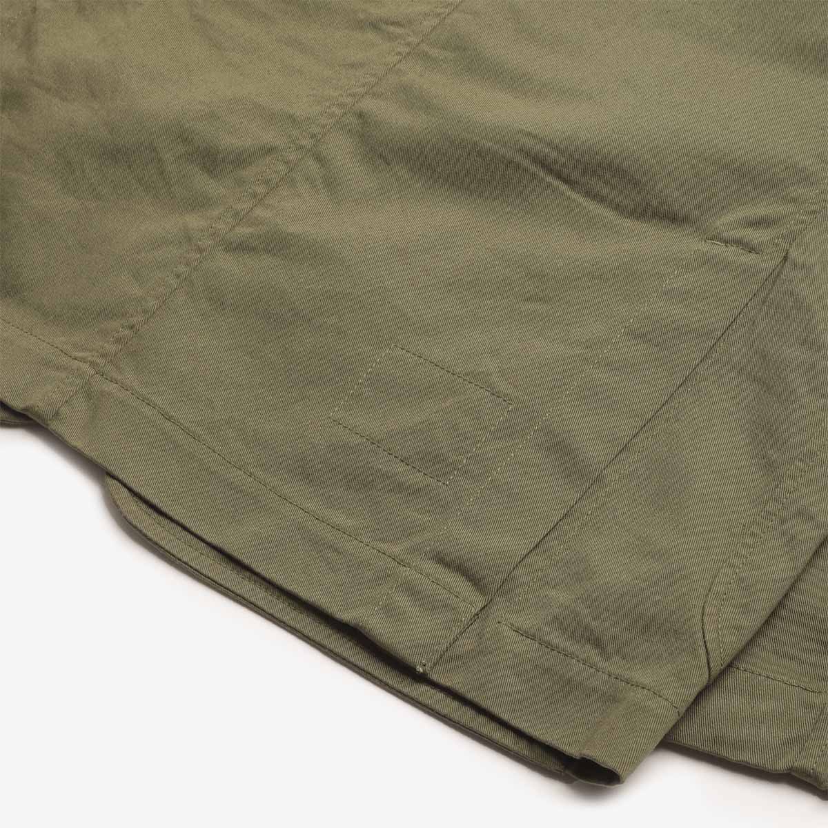 main Universal Works London Jacket, Light Olive Twill, Detail Shot 5
