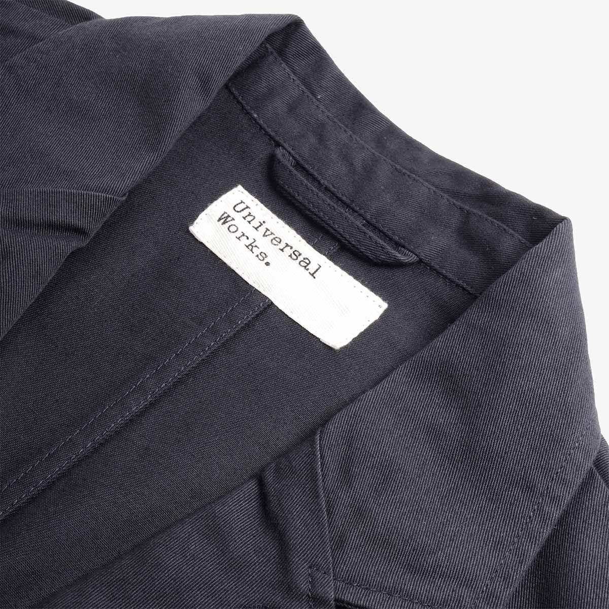 Collar and inner Universal Works label detail, London Jacket