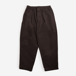 Universal Works Micro Canvas Oxford Pant - Brown