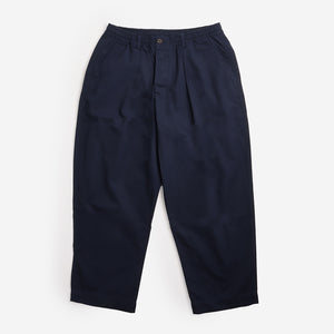 Universal Works Micro Canvas Oxford Pant - Navy