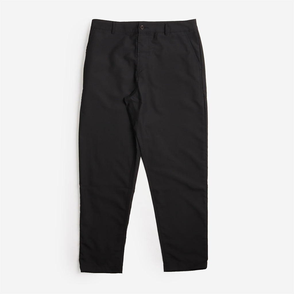 Universal Works Military Chino, Black Tropical Suiting, Detail Shot 1