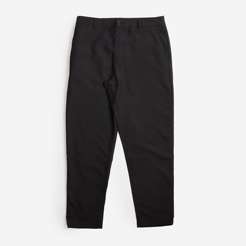 Universal Works Military Chino, Black Tropical Suiting, Detail Shot 1
