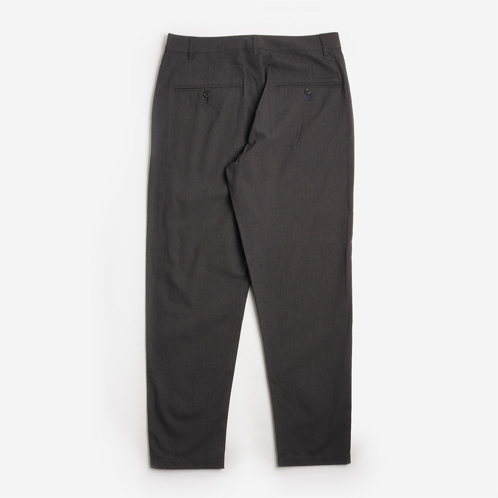 Universal Works Military Chino Pant, Charcoal Seattle Cotton, Detail Shot 2