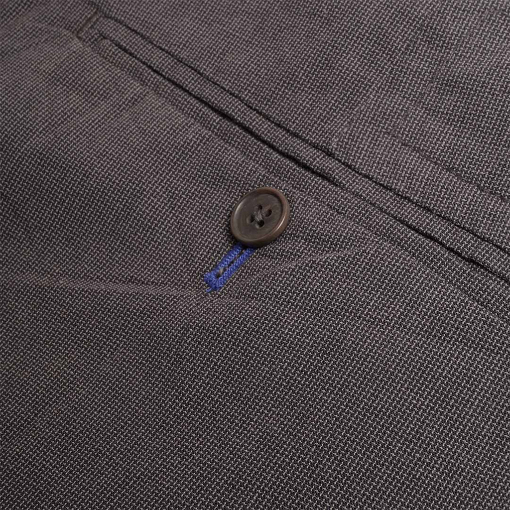 Universal Works Military Chino Pant, Charcoal Seattle Cotton, Detail Shot 5