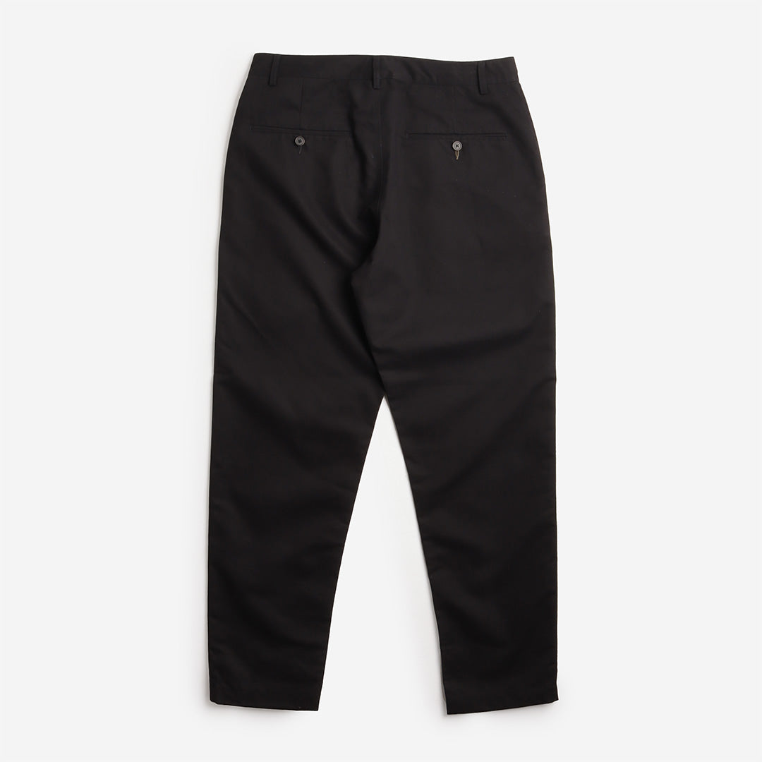 Universal Works Military Chino Pant, Brushed Polytech Black, Detail Shot 4