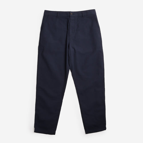 Universal Works Military Chino, Navy Derby Stripe, Detail Shot 1