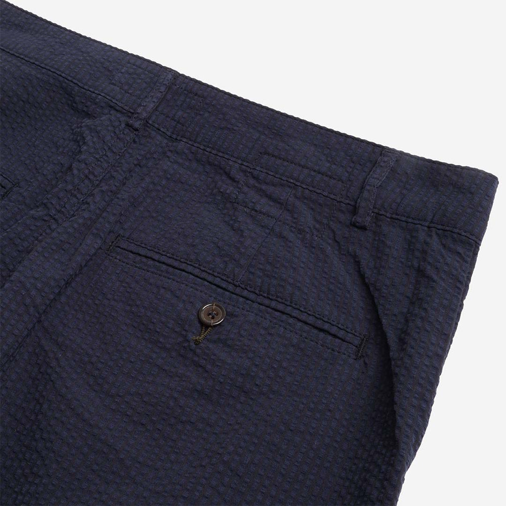 Universal Works Military Chino, Navy Derby Stripe, Detail Shot 4