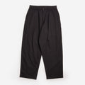 Universal Works Oxford Pant, Black Broadcloth, Detail Shot 1