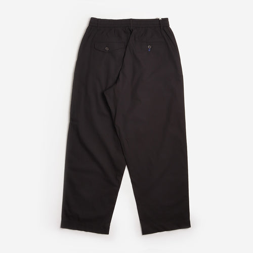 Universal Works Oxford Pant, Black Broadcloth, Detail Shot 2