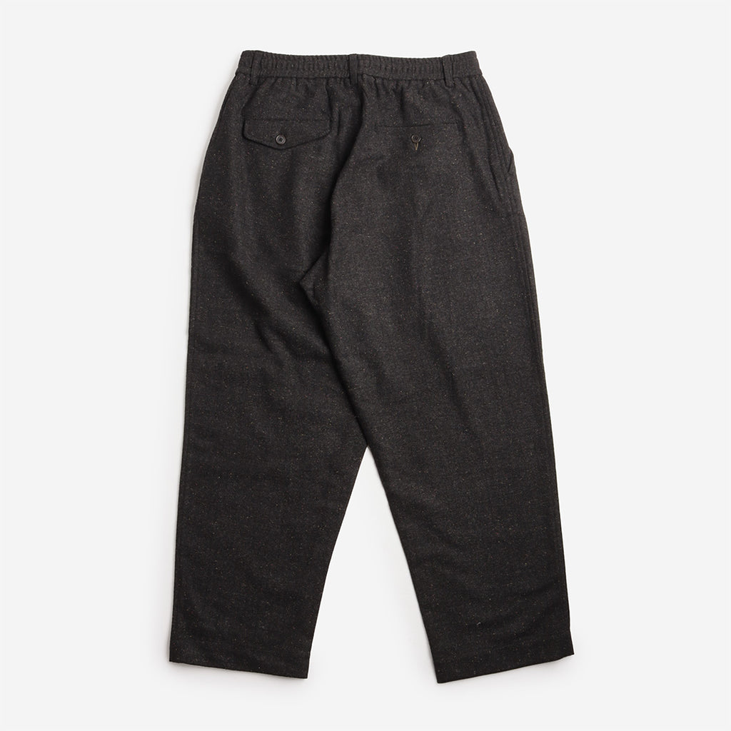 Universal Works Oxford Pant, Salt N Pepper Tweed Black, Detail Shot 4