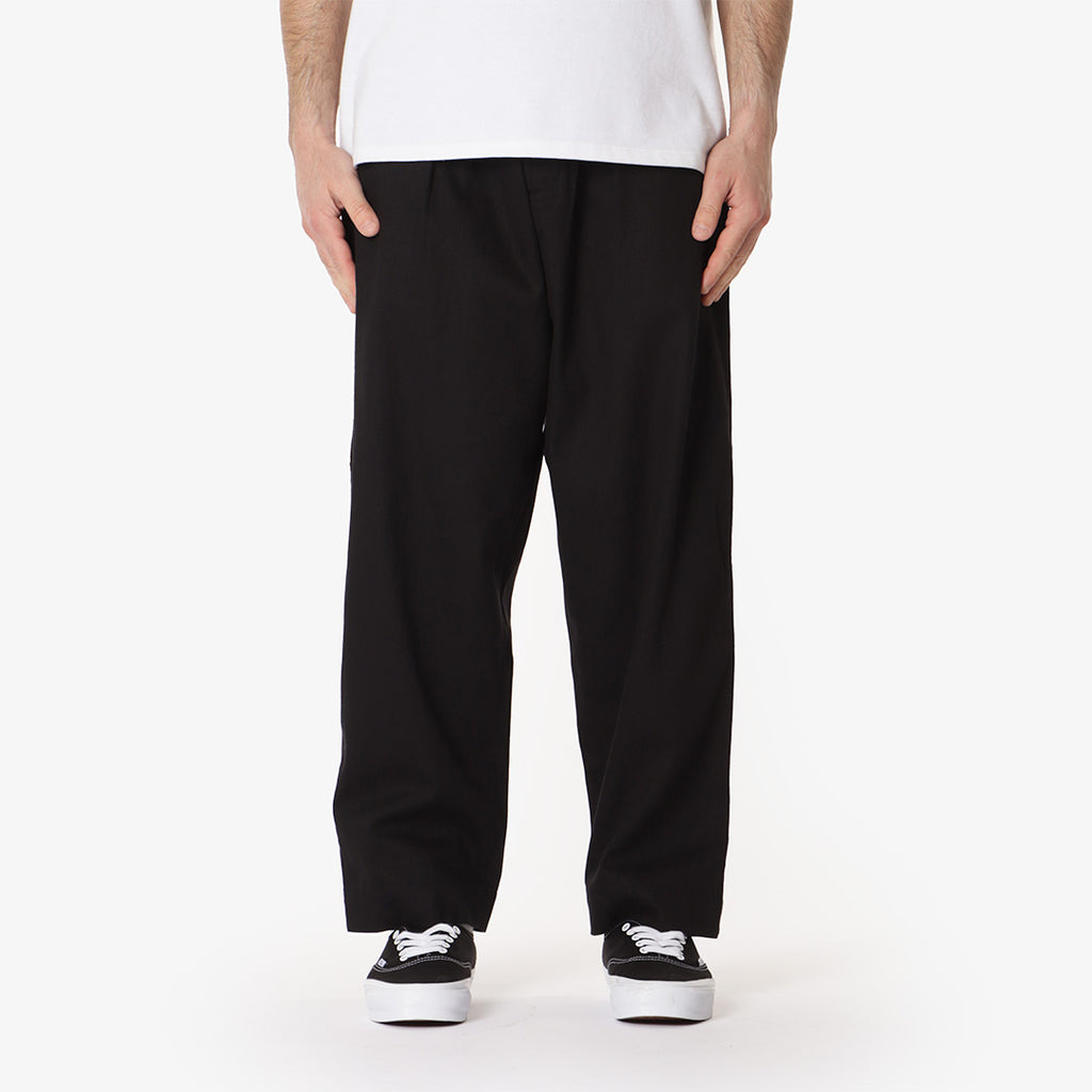 Universal Works Oxford Pant, Black Works Twill Blanket Stripe, Detail Shot 1
