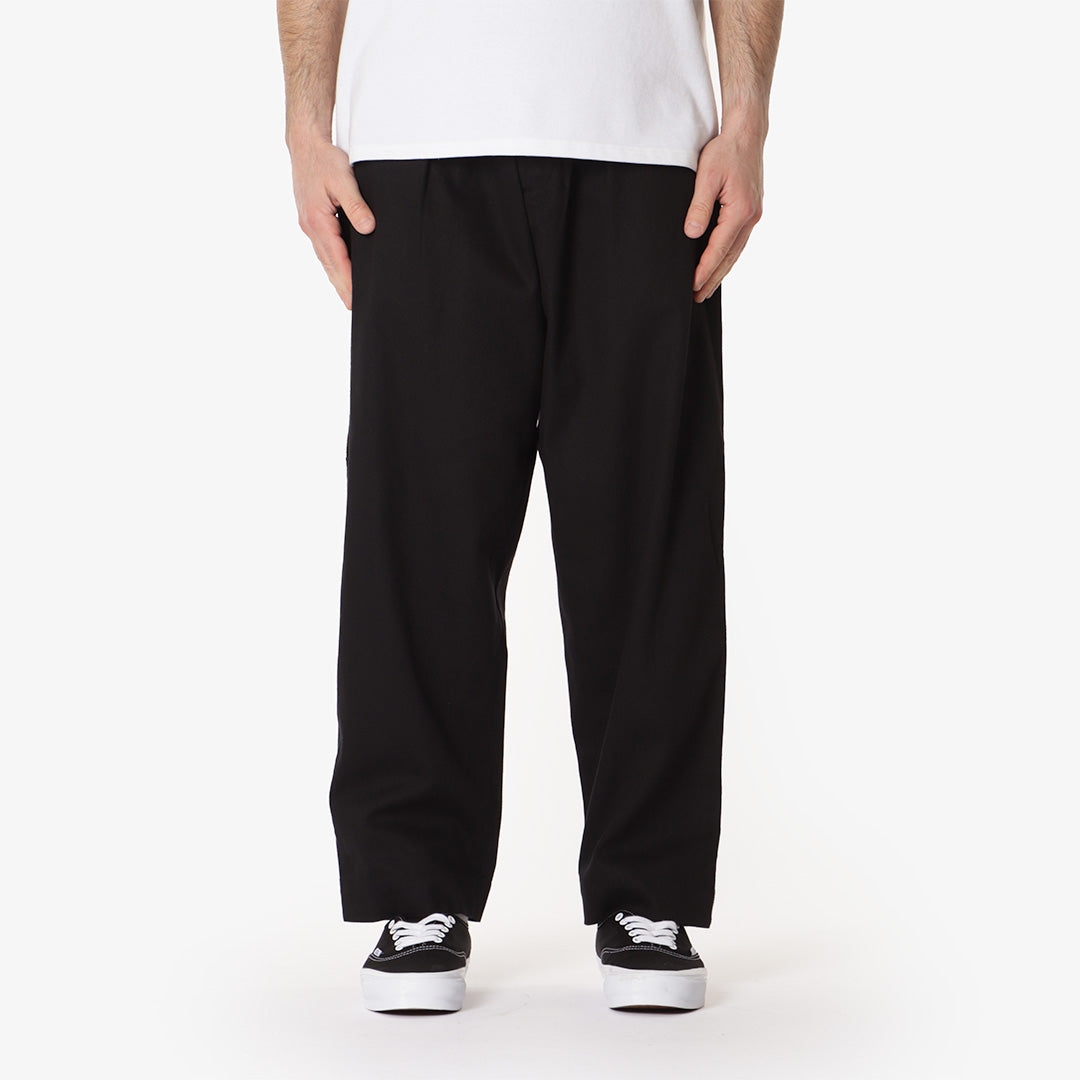 Universal Works Oxford Pant, Black Works Twill Blanket Stripe, Detail Shot 1