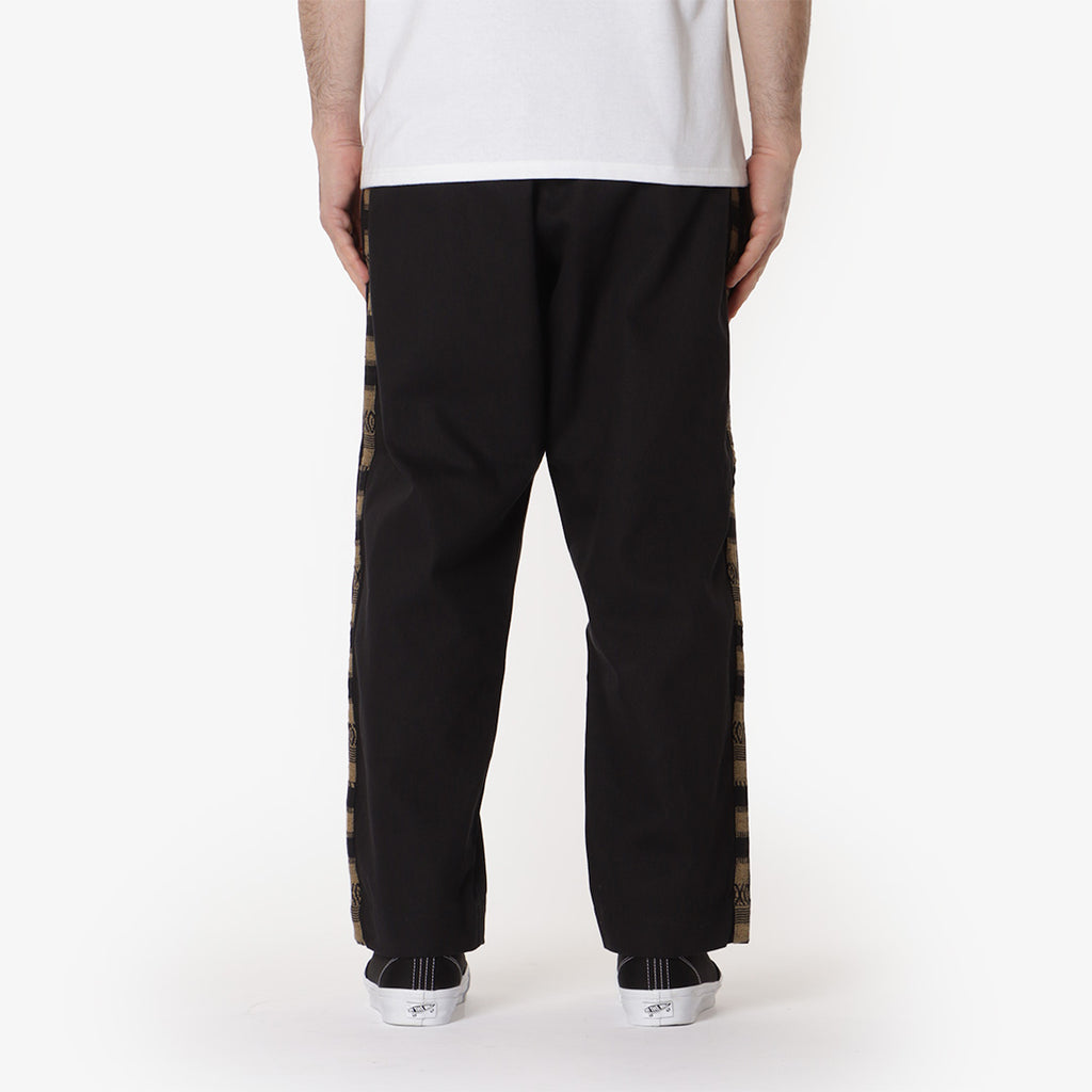 Universal Works Oxford Pant, Black Works Twill Blanket Stripe, Detail Shot 2