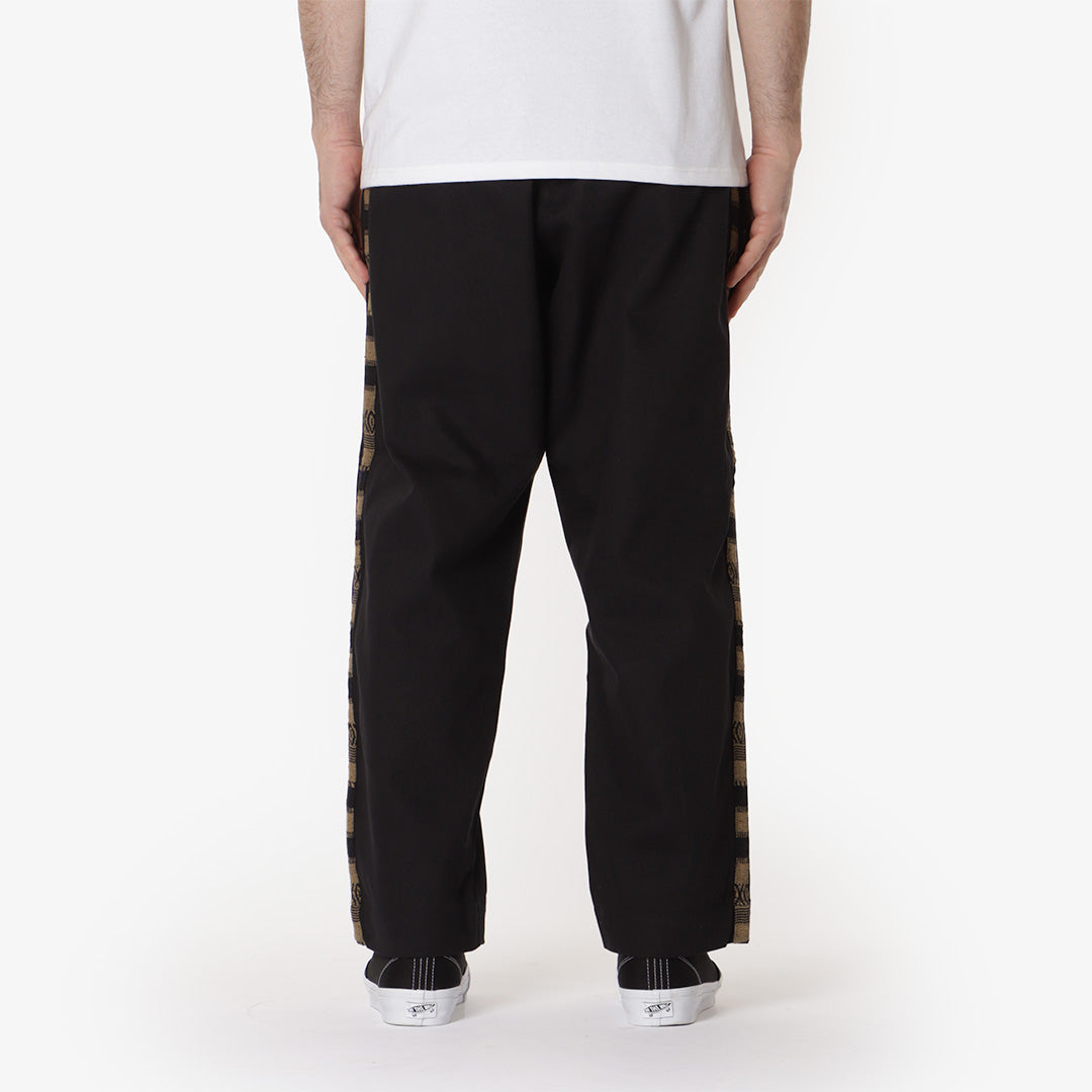 Universal Works Oxford Pant, Black Works Twill Blanket Stripe, Detail Shot 2
