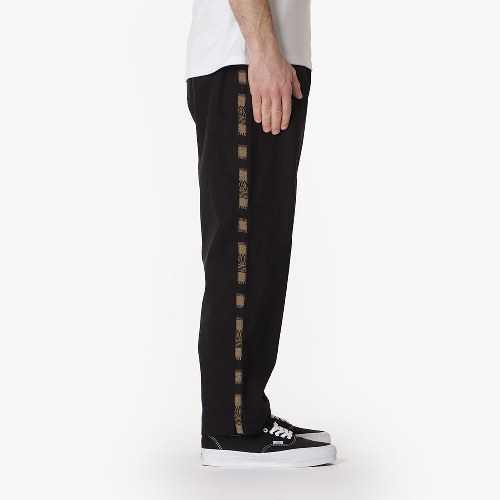 Universal Works Oxford Pant, Black Works Twill Blanket Stripe, Detail Shot 3