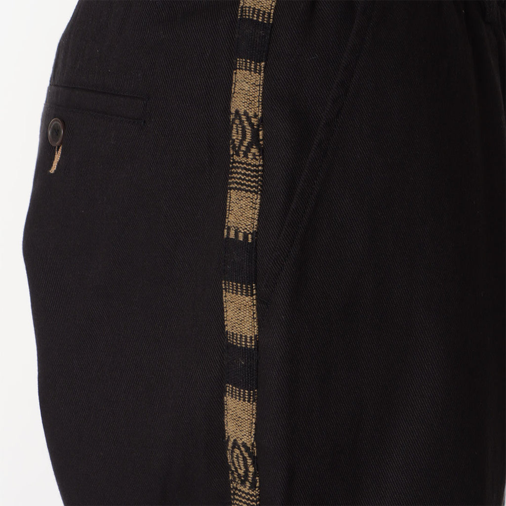 Universal Works Oxford Pant, Black Works Twill Blanket Stripe, Detail Shot 6