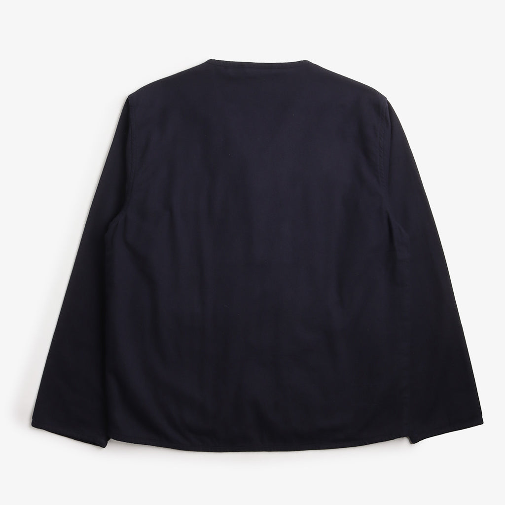 Universal Works Parachute Liner Jacket, Brushed Moleskin Navy, Detail Shot 5