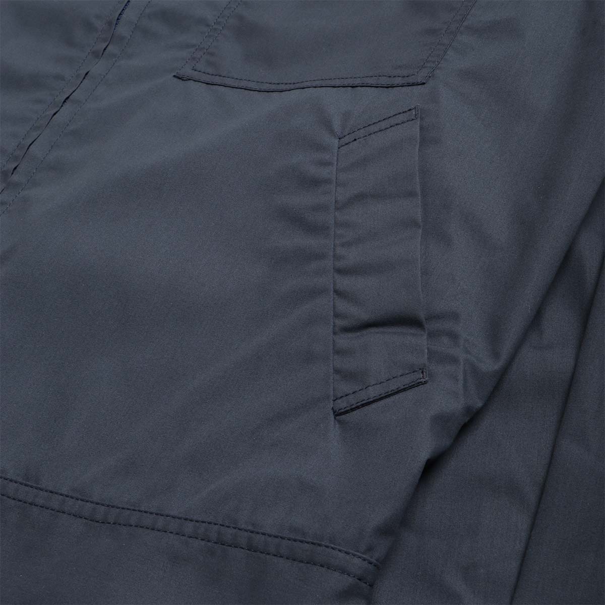 Universal Works Rose Bowl Jacket, Navy Recycled Poly Tech, Detail Shot 3