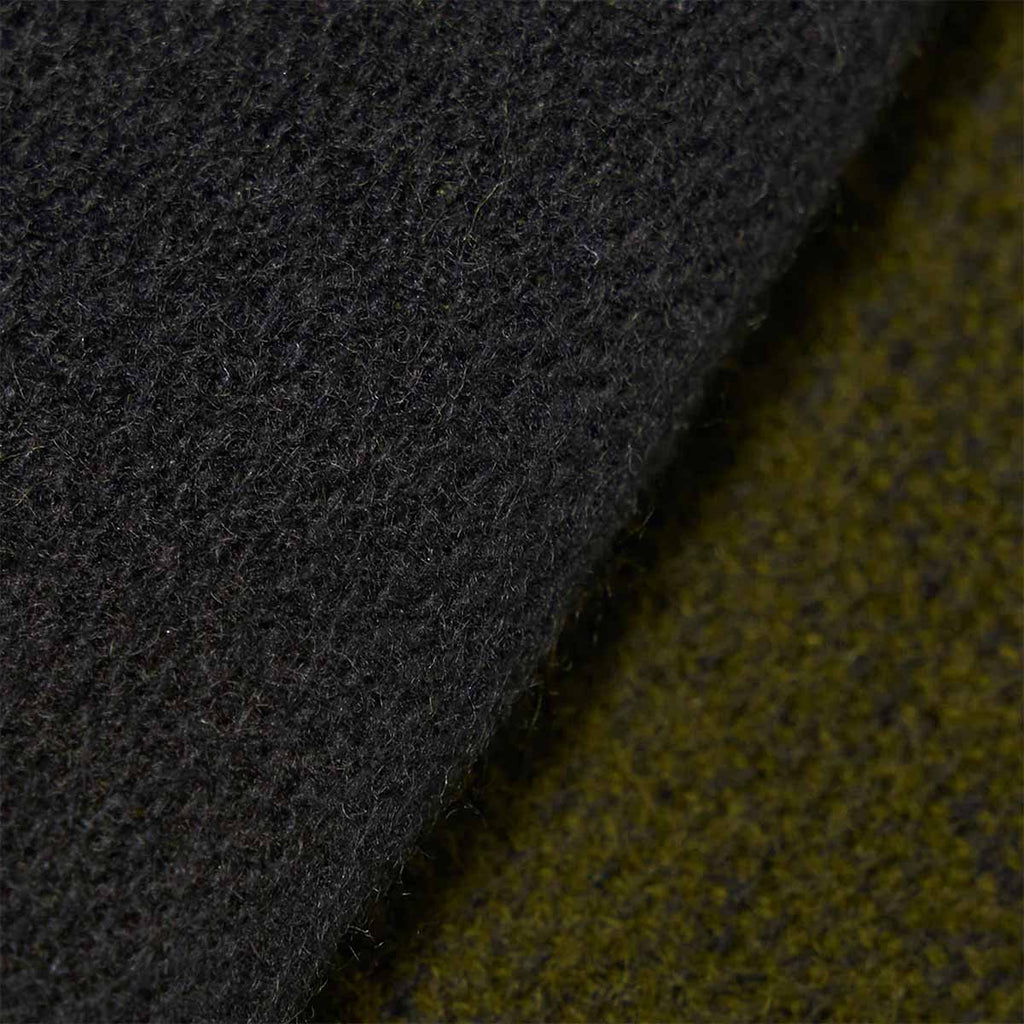 Universal Works Scarf, Double Sided Green Black, Detail Shot 3