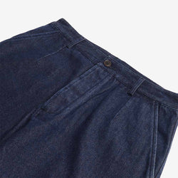 thumbnail Universal Works Super Chino Pant, Work Denim Indigo, Detail Shot 2