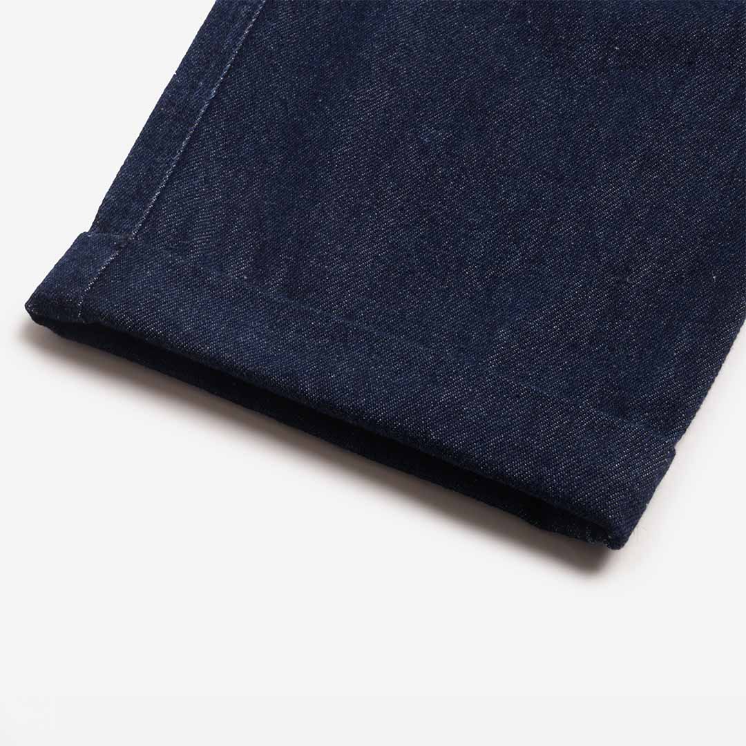 Universal Works Super Chino Pant, Work Denim Indigo, Detail Shot 6
