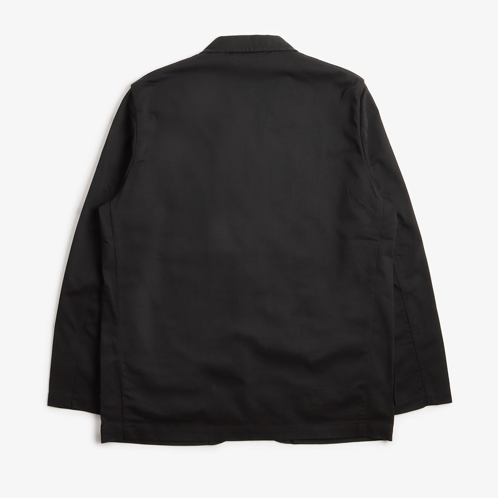 Universal Works Three Button Jacket, Black Twill, Detail Shot 4