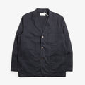 Universal Works Three Button Jacket, Navy Twill, Detail Shot 1