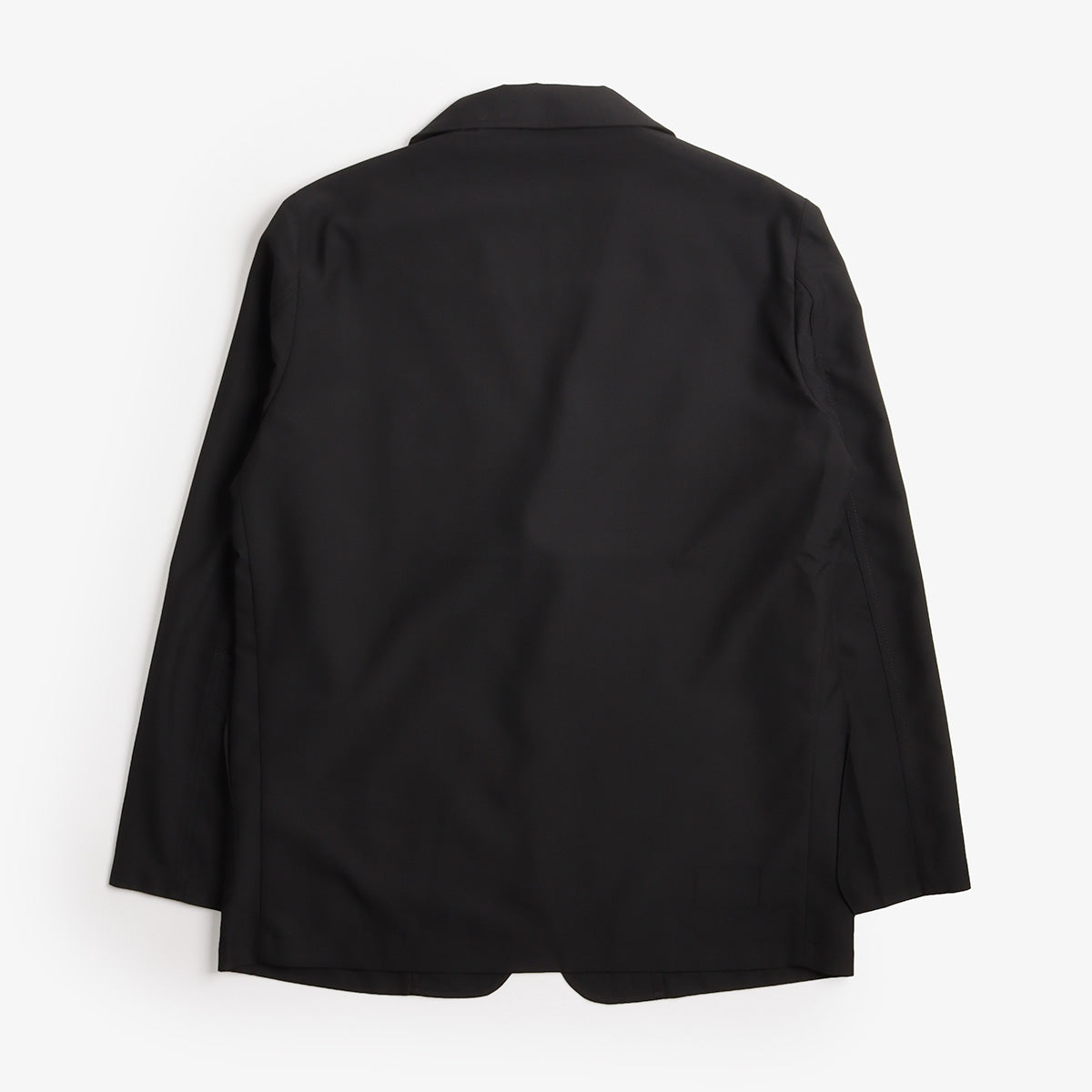 main Universal Works Two Button Jacket, Black Tropical Suiting, Detail Shot 2