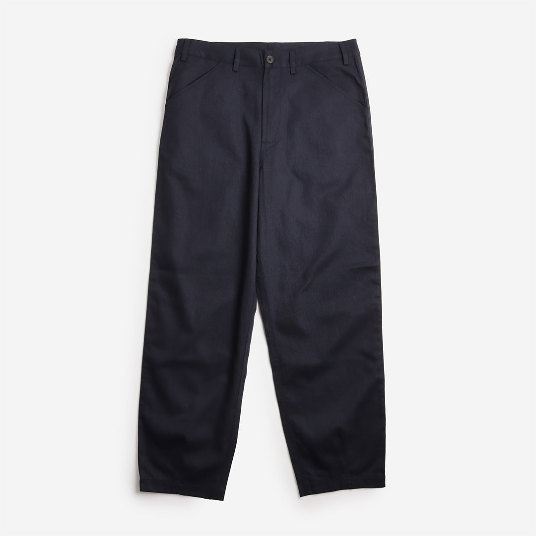 main Universal Works Utility Pant, Navy Twill, Detail Shot 1