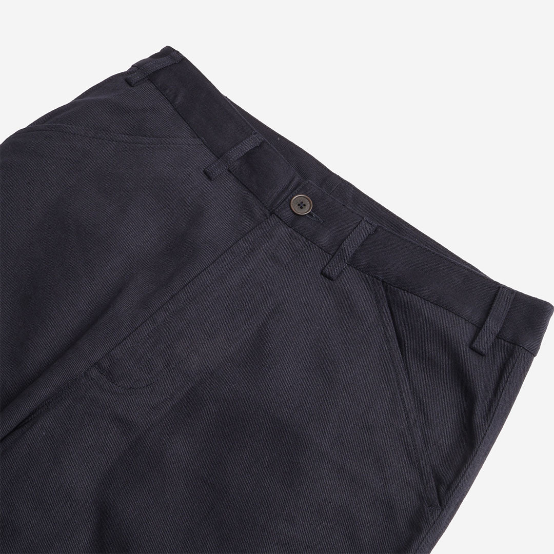 Universal Works Utility Pant, Navy Twill, Detail Shot 2