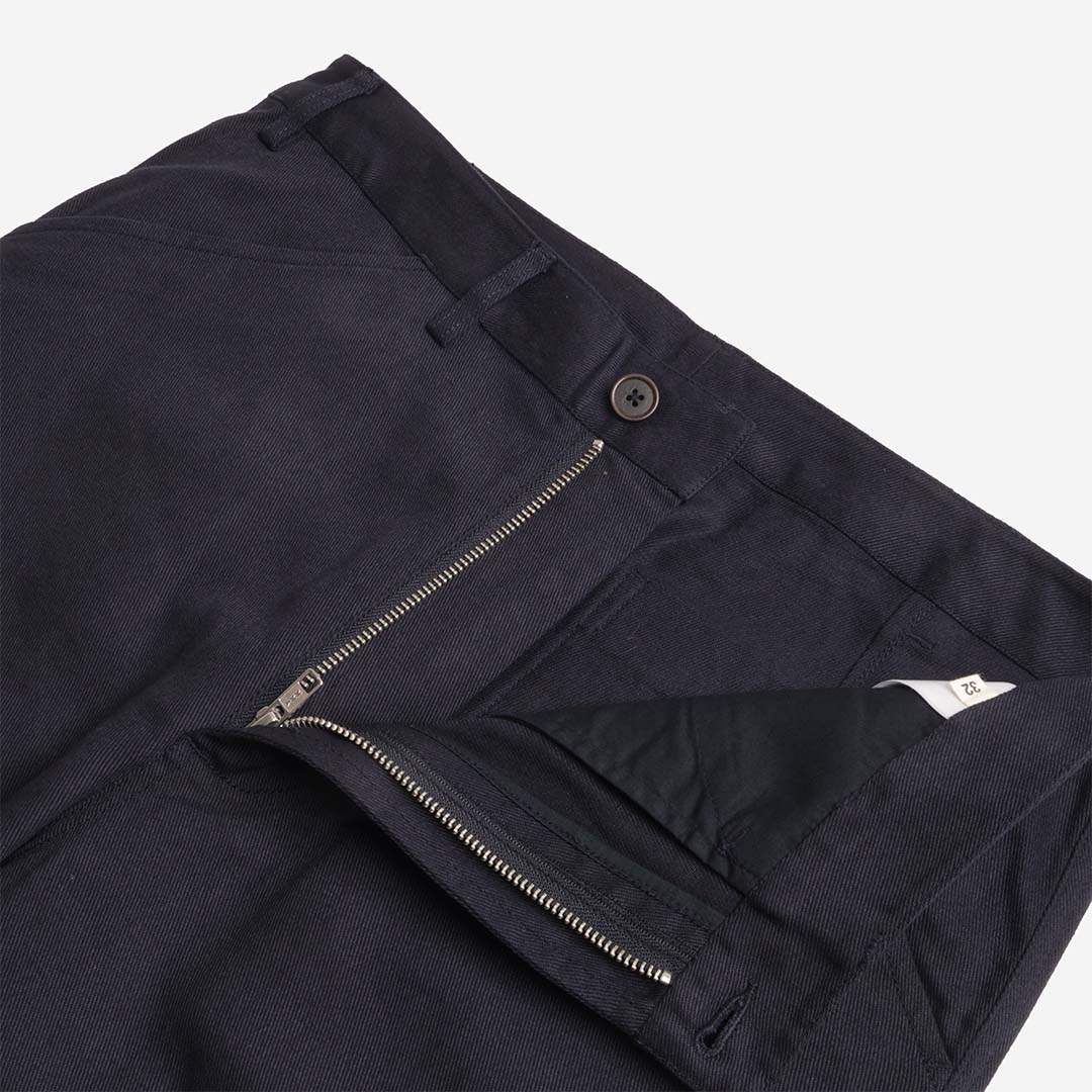 Universal Works Utility Pant, Navy Twill, Detail Shot 3
