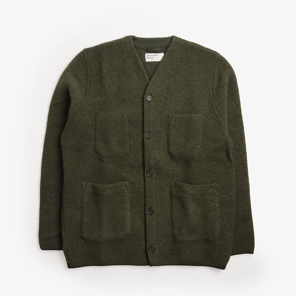 Universal Works Wool Fleece Cardigan