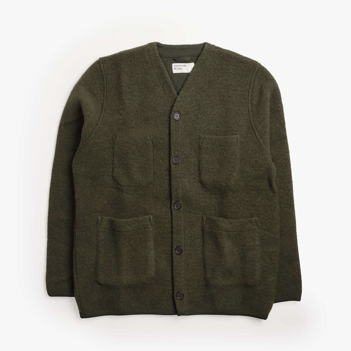 Universal Works Wool Fleece Cardigan