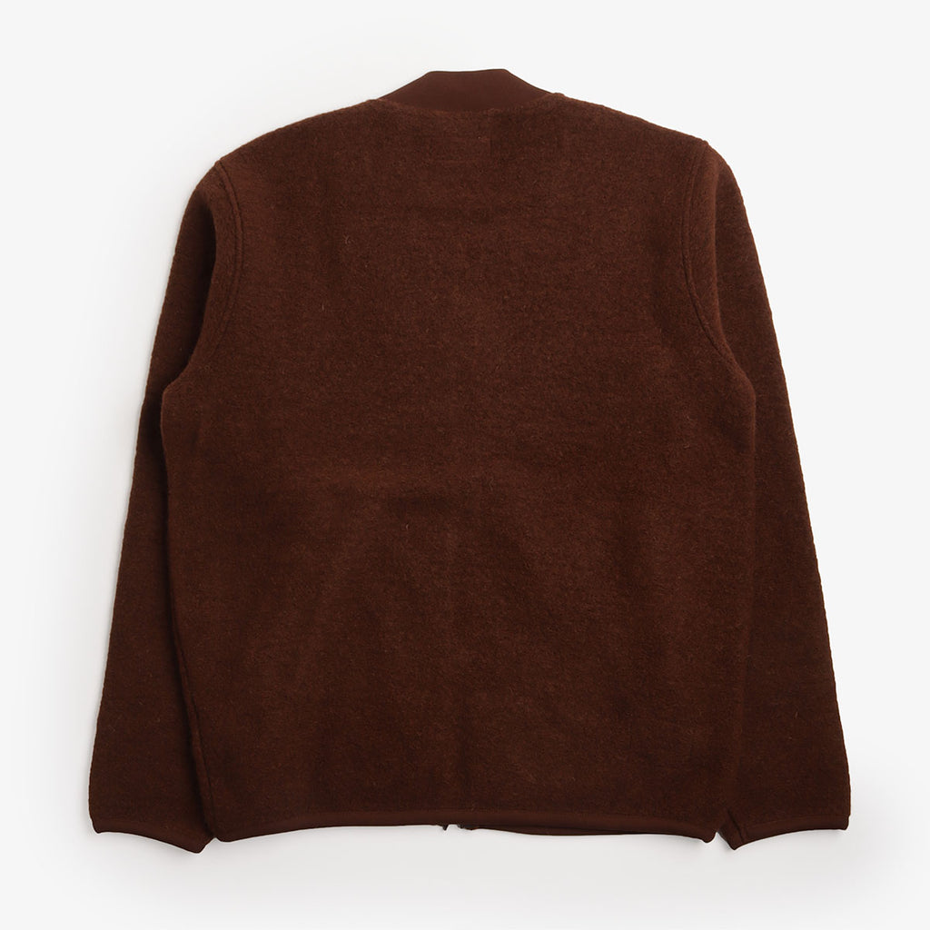 Universal Works Wool Fleece Zip Bomber
