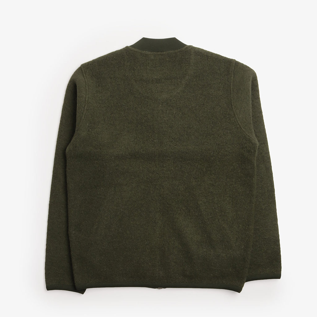 Universal Works Wool Fleece Zip Bomber