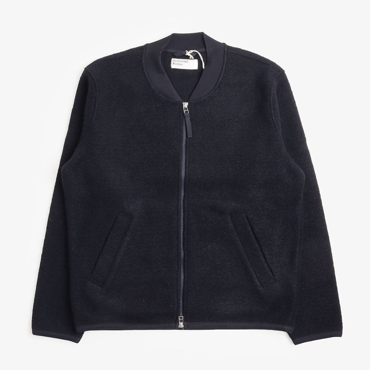 Universal Works Wool Fleece Zip Bomber