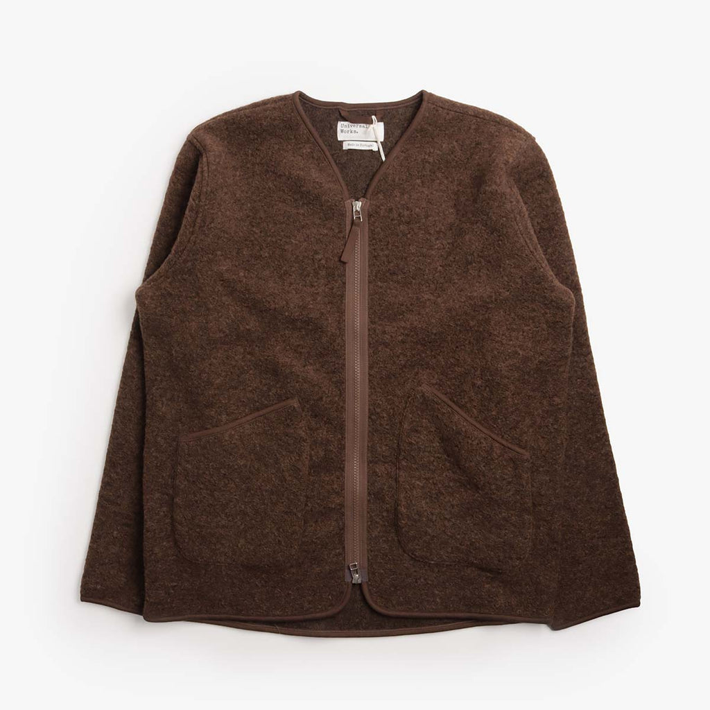 Universal Works Wool Fleece Zip Liner Jacket
