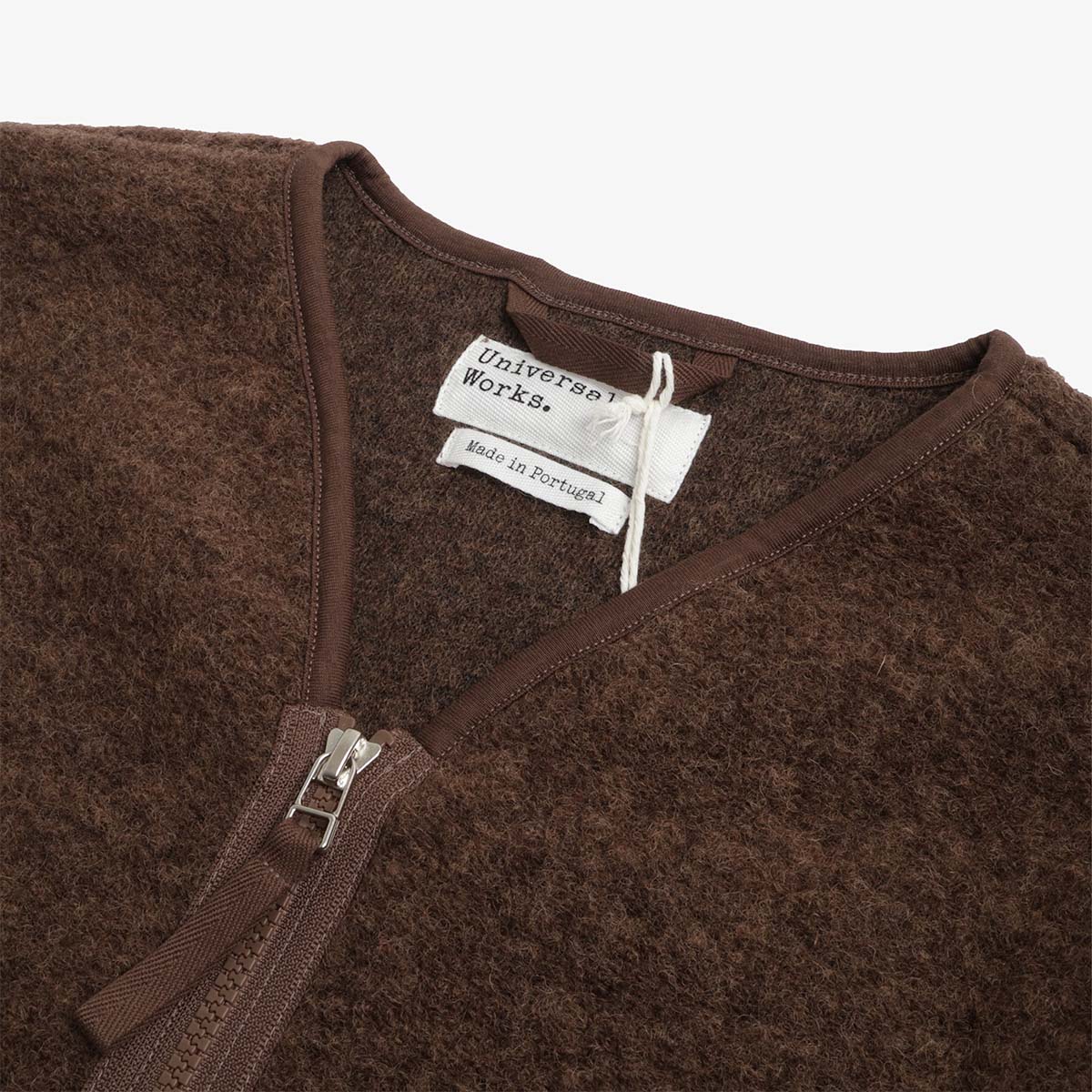 Universal Works Wool Fleece Zip Liner Jacket
