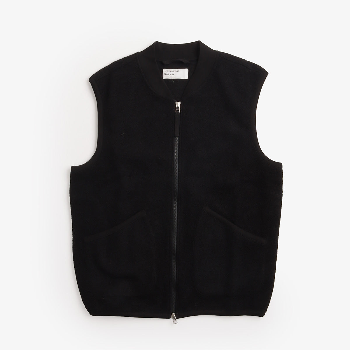 Universal Works Wool Fleece Zip Waistcoat
