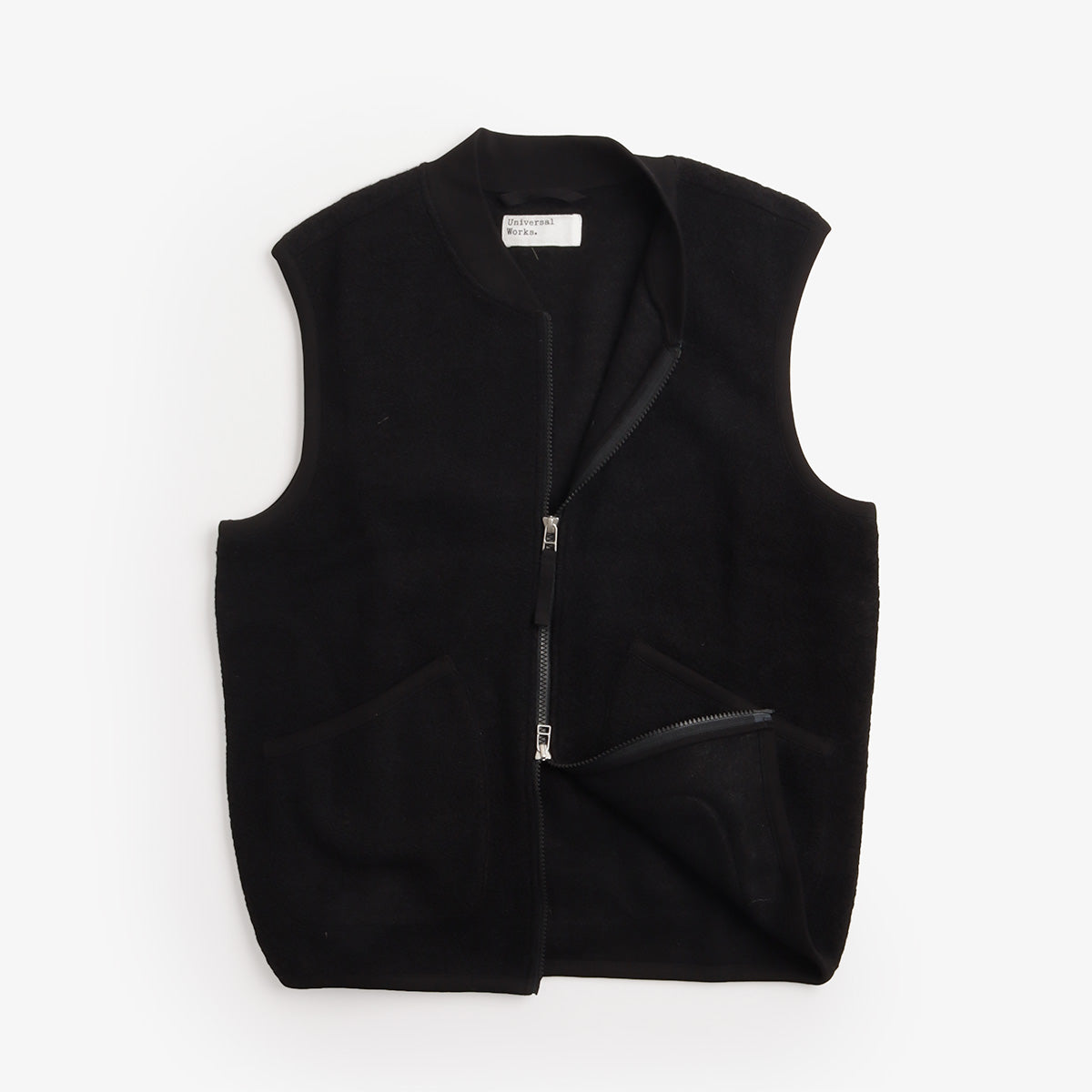 Universal Works Wool Fleece Zip Waistcoat