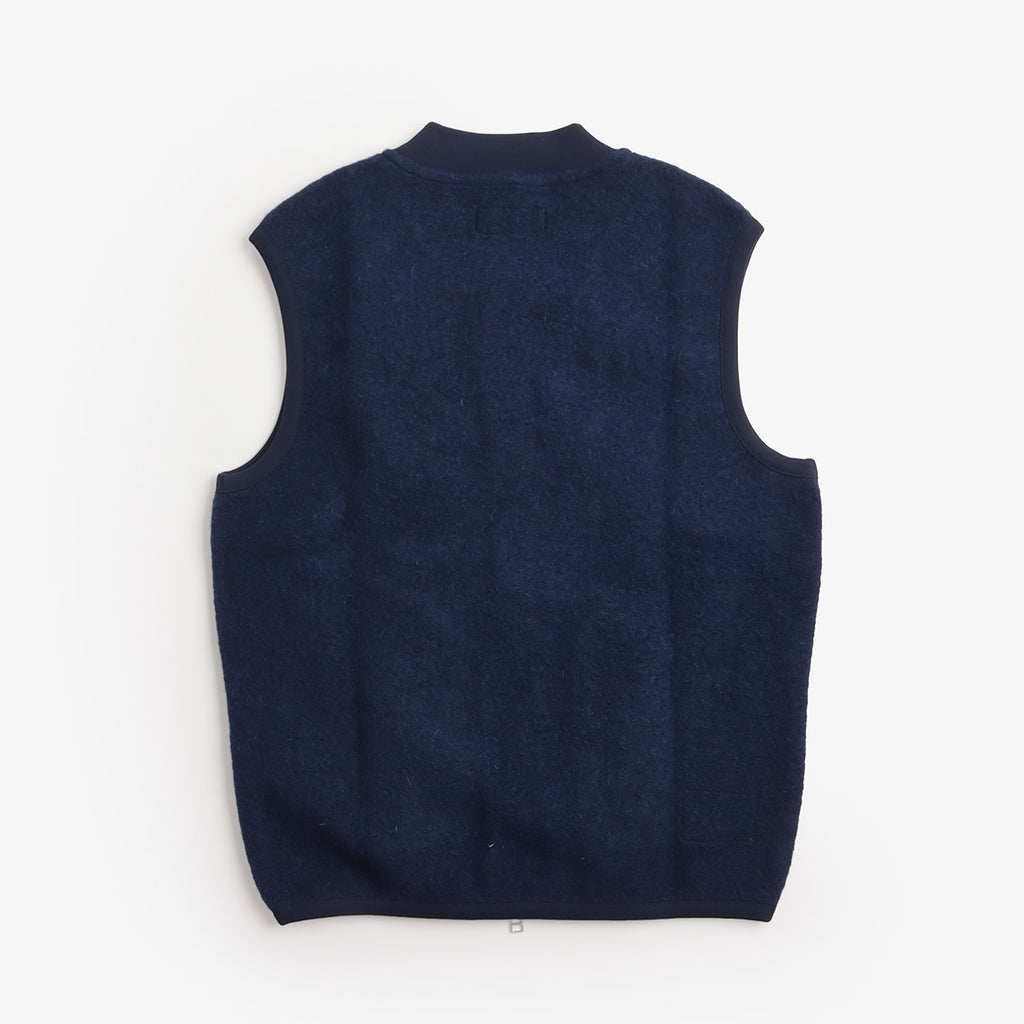 Universal Works Wool Fleece Zip Waistcoat