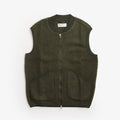 Universal Works Wool Fleece Zip Waistcoat