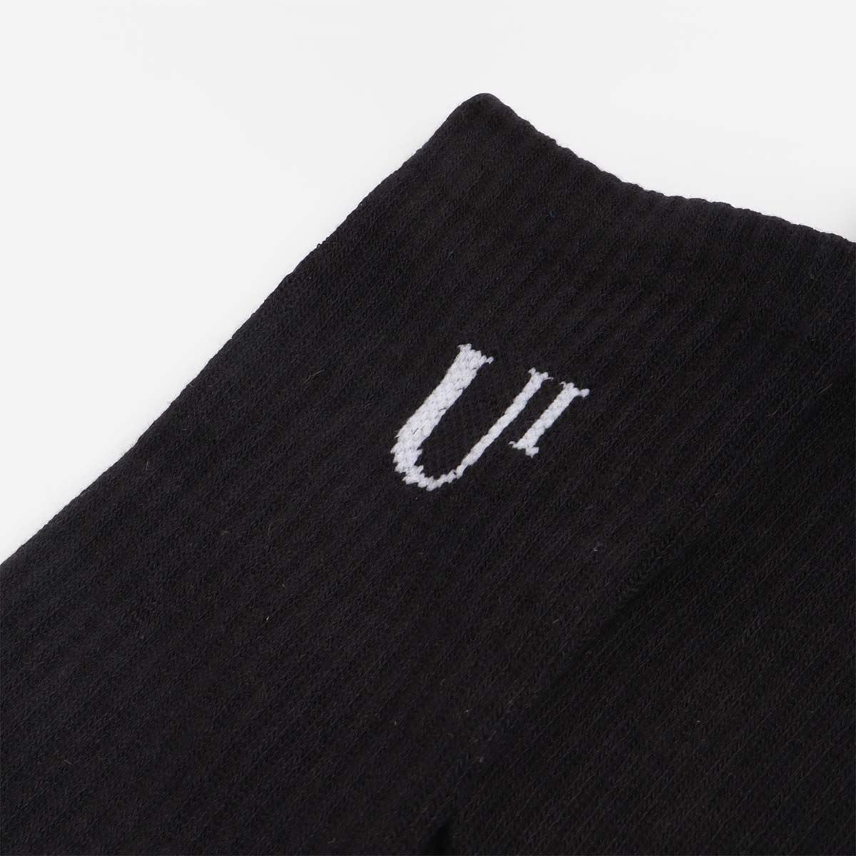 Urban Industry Classic Socks 3 Pack, Black, Detail Shot 4