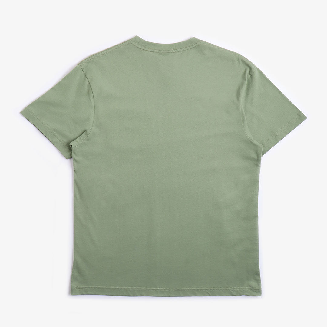 Urban Industry Organic Beacon Pocket T-Shirt, Olive Green, Detail Shot 3