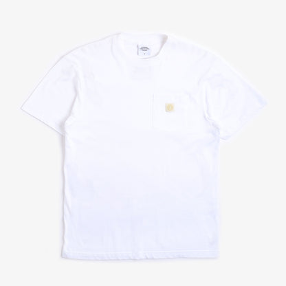 Urban Industry Organic Beacon Pocket T-Shirt, White, Detail Shot 1